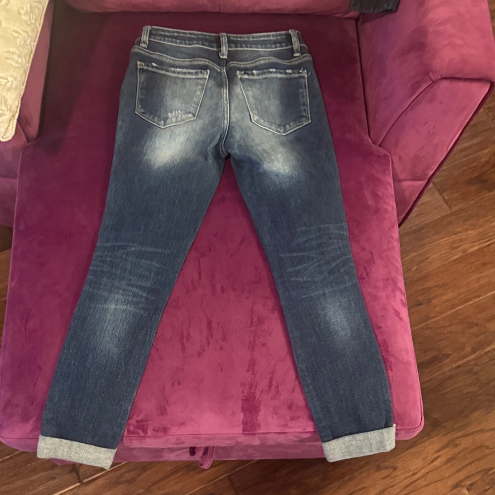 Vervet Women’s Distressed Denim Blue Jeans size 27 - Picture 9 of 15